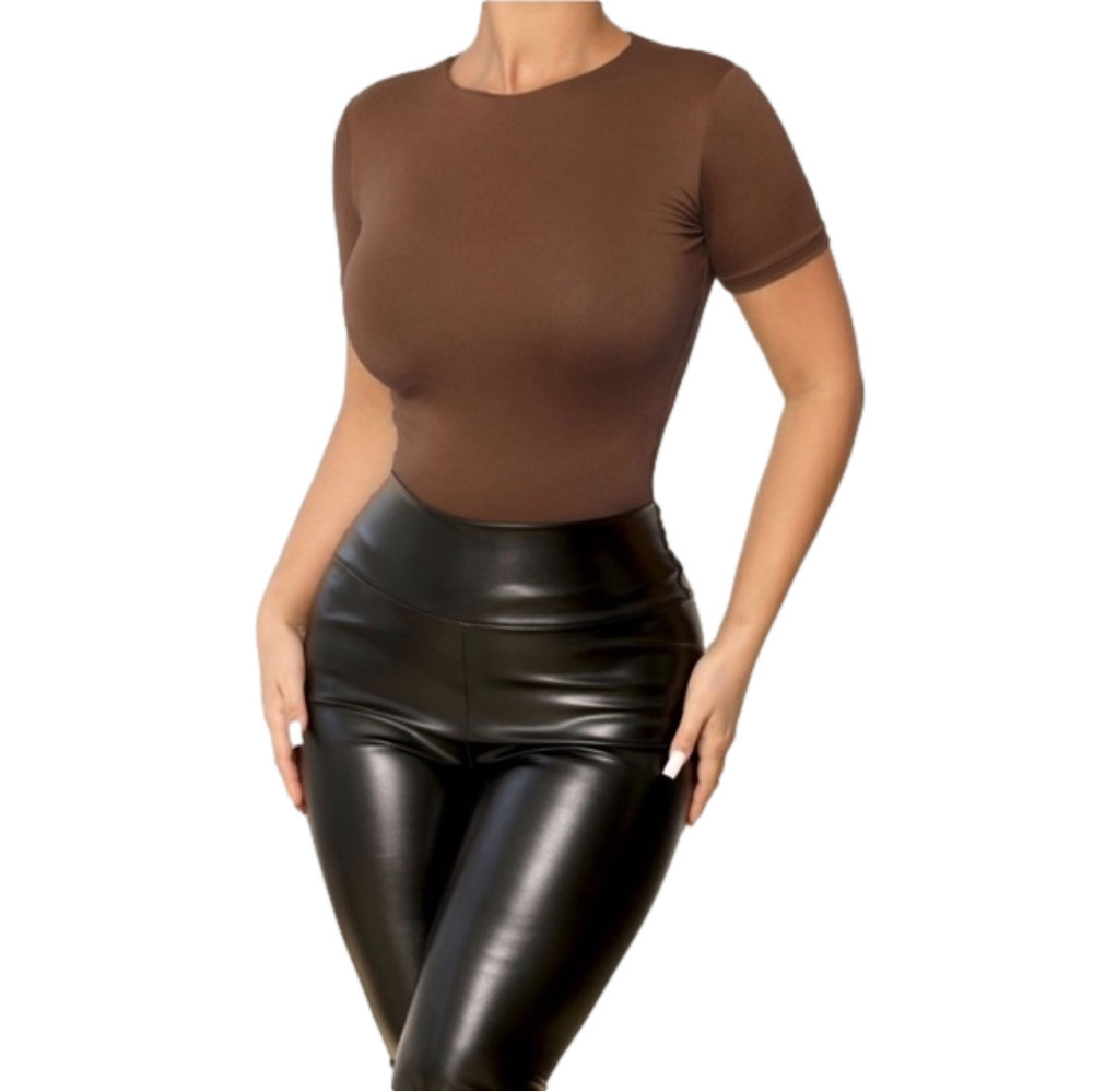 đť…şBASICS Brown Tee - Picture 3 of 10